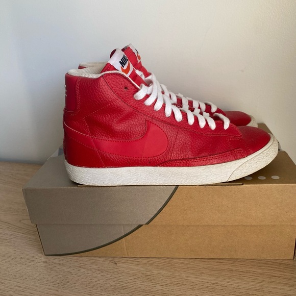 Nike Blazer Red/White - SZ 6.5 Y- 8 W - Picture 13 of 14